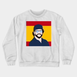 Fernando Alonso Face Art - Flag Edition Crewneck Sweatshirt